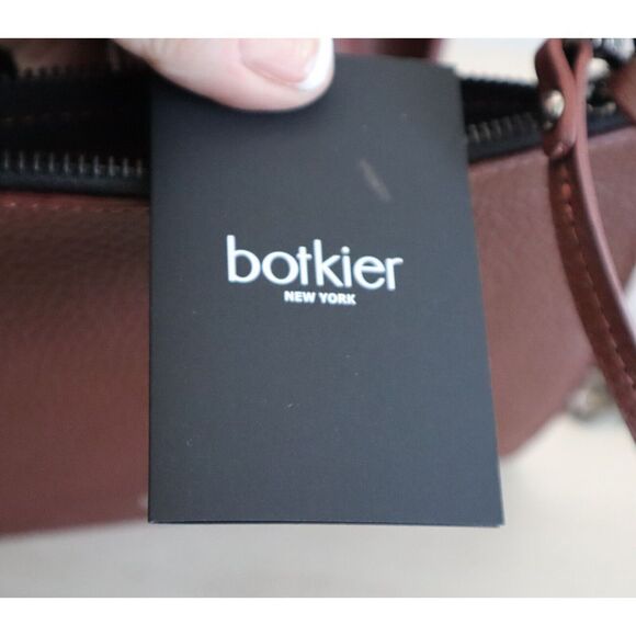 Botkier 21F2783HPMAL Large Brown Hudson Dual Handle Leather Tote Bag - Picture 7 of 15